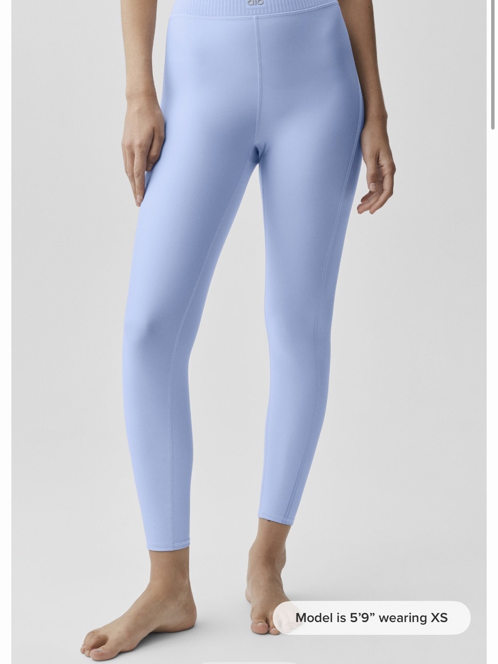 ALO Yoga High-Waist Provence Blue Airlift Leggings XS